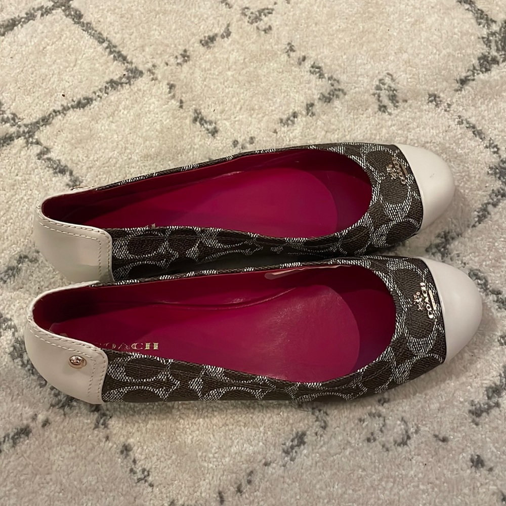 Gently used Coach flats